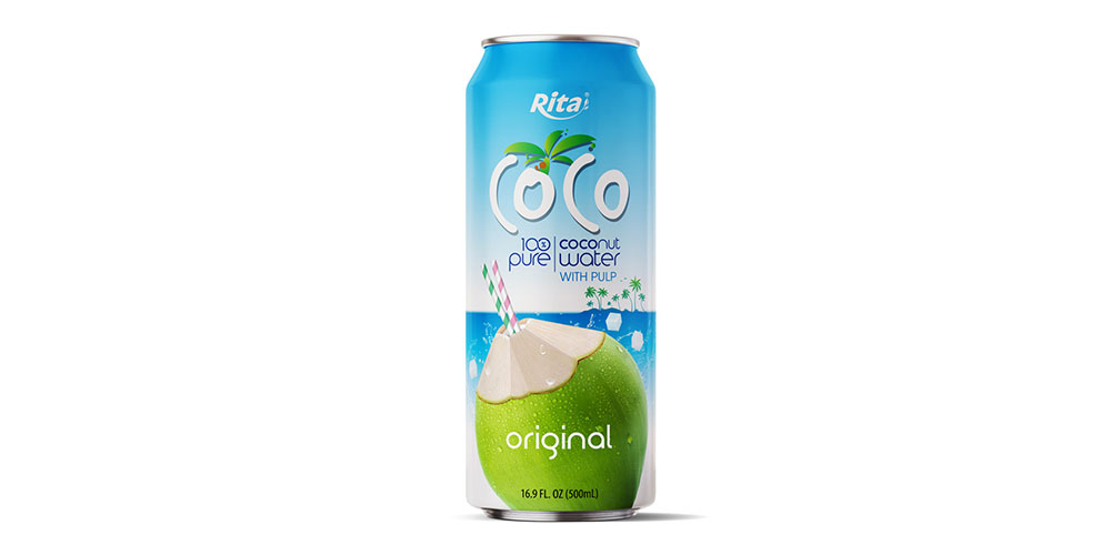 500ml Can Coco Water With Original Flavor